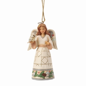 Wdlnd Angel with Owl Orn figurines,decorative figurines,home accents