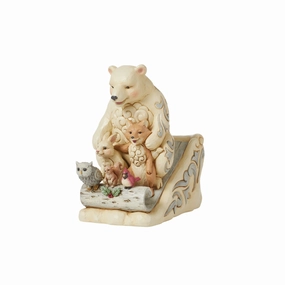 Wdlnd Animals on Toboggan Fig figurines,decorative figurines,home accents