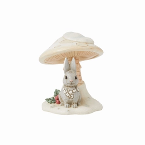 Wdlnd Bunny Mushroom Fig figurines,decorative figurines,home accents