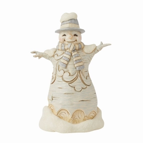 Wdlnd Carved Snowman Hat Fig figurines,decorative figurines,home accents