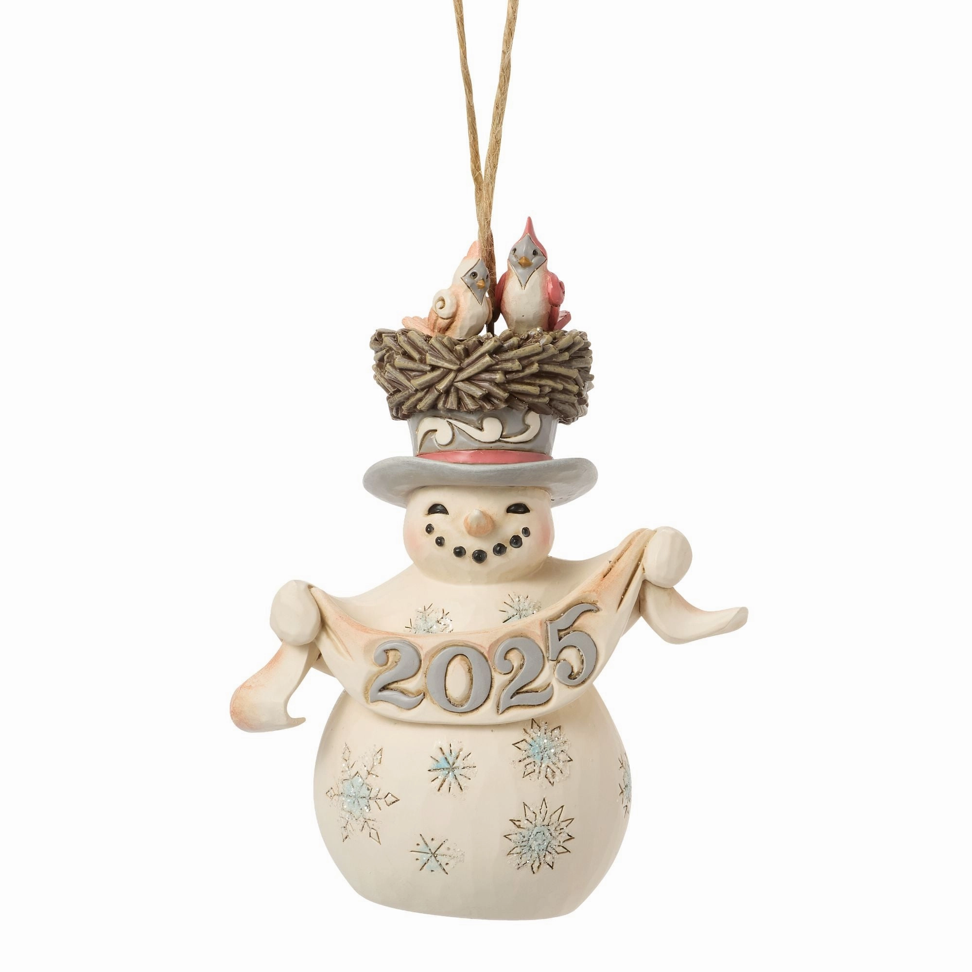 Wdlnd Dated 2025 Snowman Orn figurines,decorative figurines,home accents