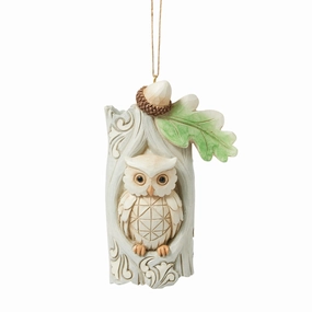 Wdlnd Owl in Tree Ornament figurines,decorative figurines,home accents