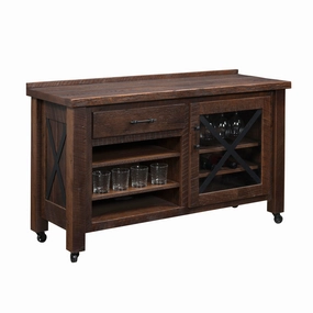 Wellington Beverage Cart storage cabinet,organizer,furniture storage