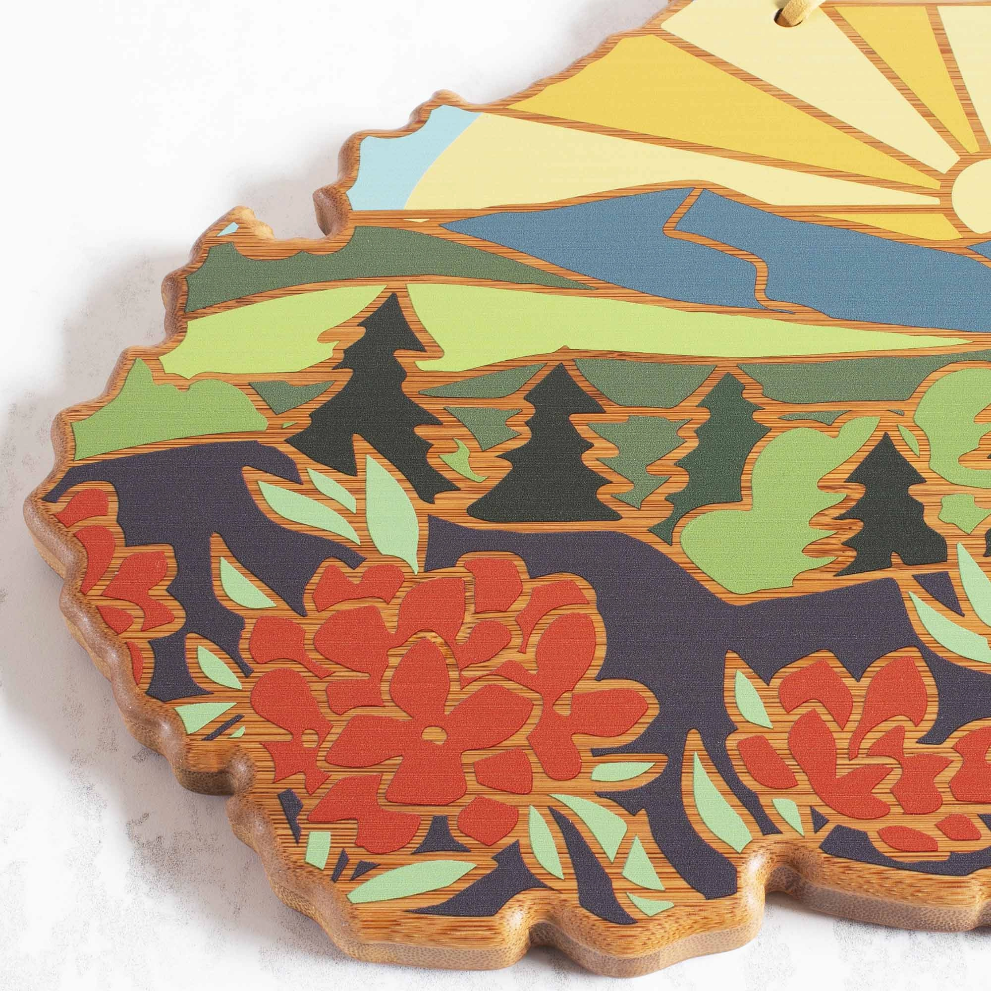 West Virginia Cutting Board with Artwork by Summer Stokes