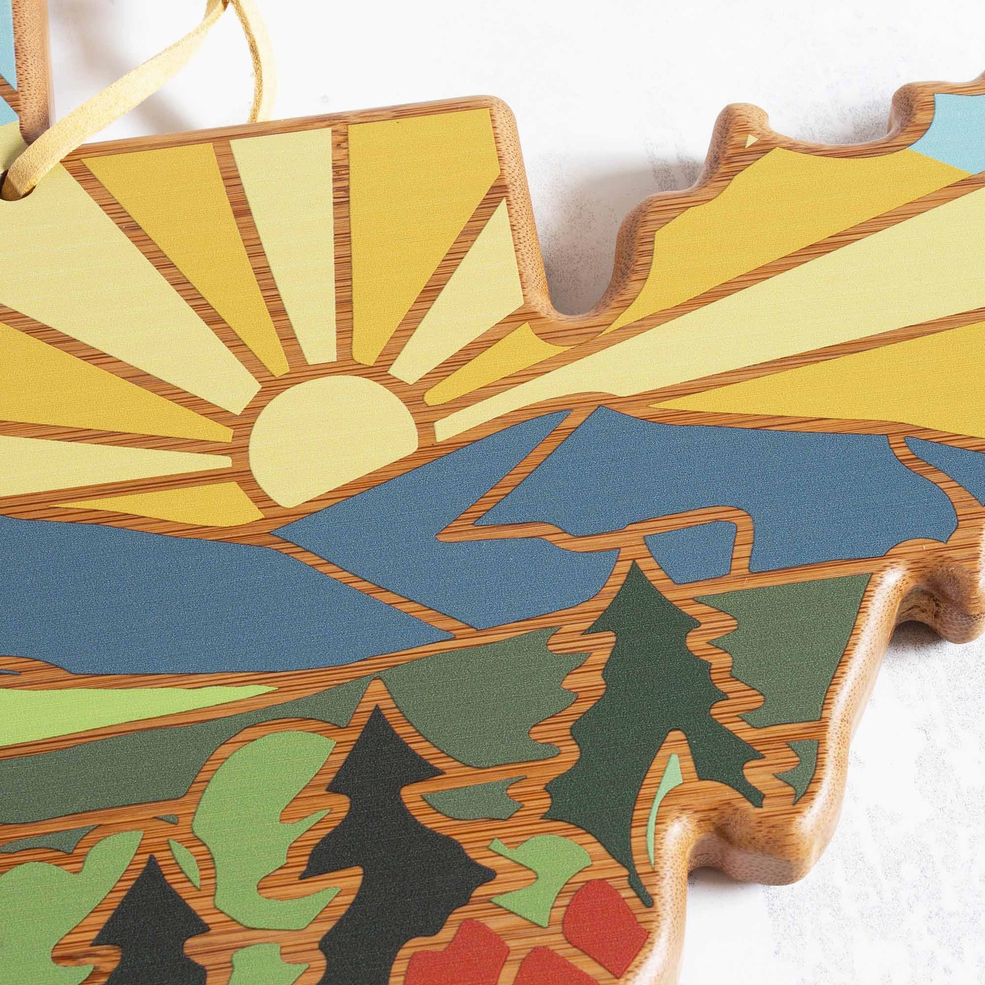 West Virginia Cutting Board with Artwork by Summer Stokes