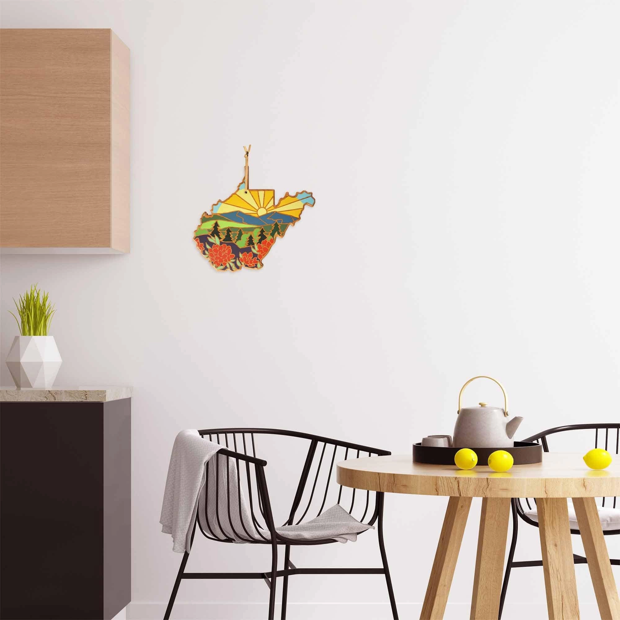 West Virginia Cutting Board with Artwork by Summer Stokes
