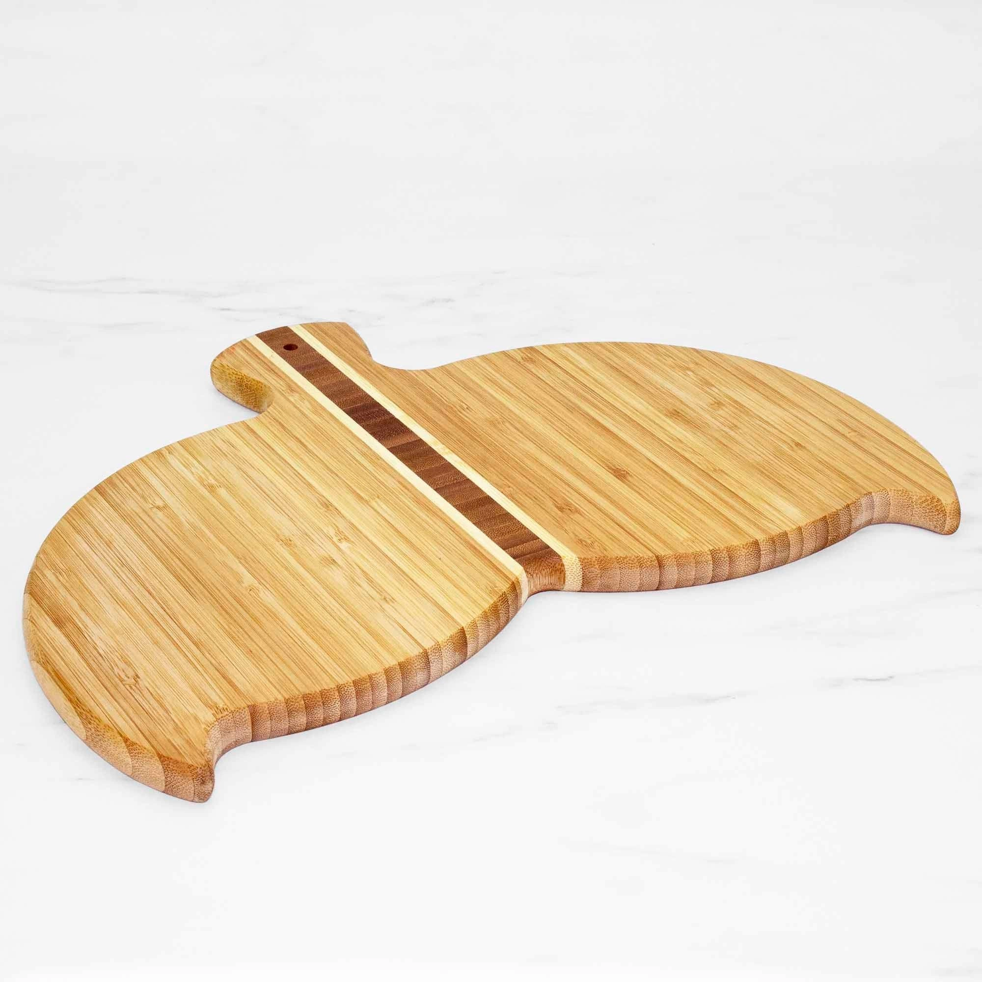Whale Tail Shaped Cutting Board, 14-1/2" x 10-1/2"