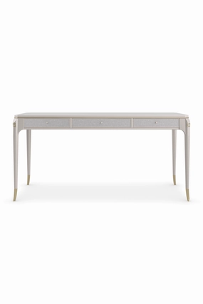 White Modern Desk | Caracole Sincerely Yours desk,home desk,workstation