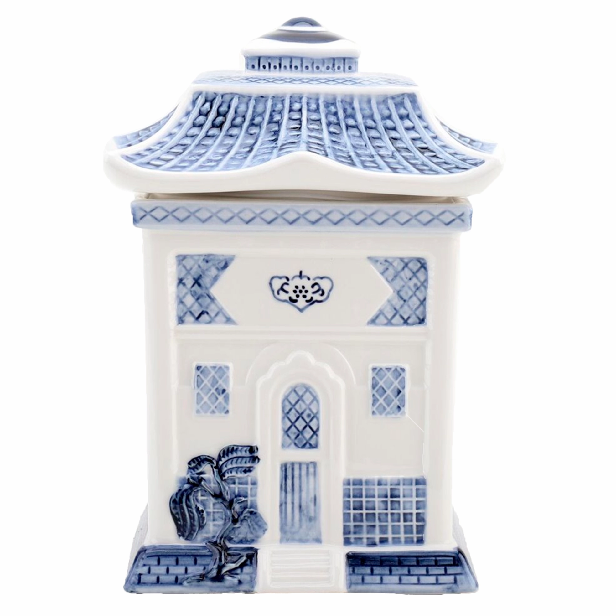 Willow Lidded Jar Blue vase,flower vase,home decoration