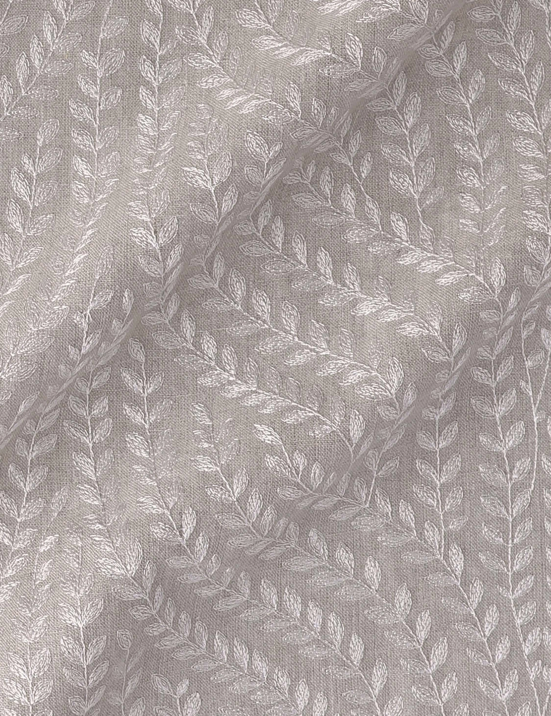 Willow Vine Embroidery Linen Fabric by Scalamandr
