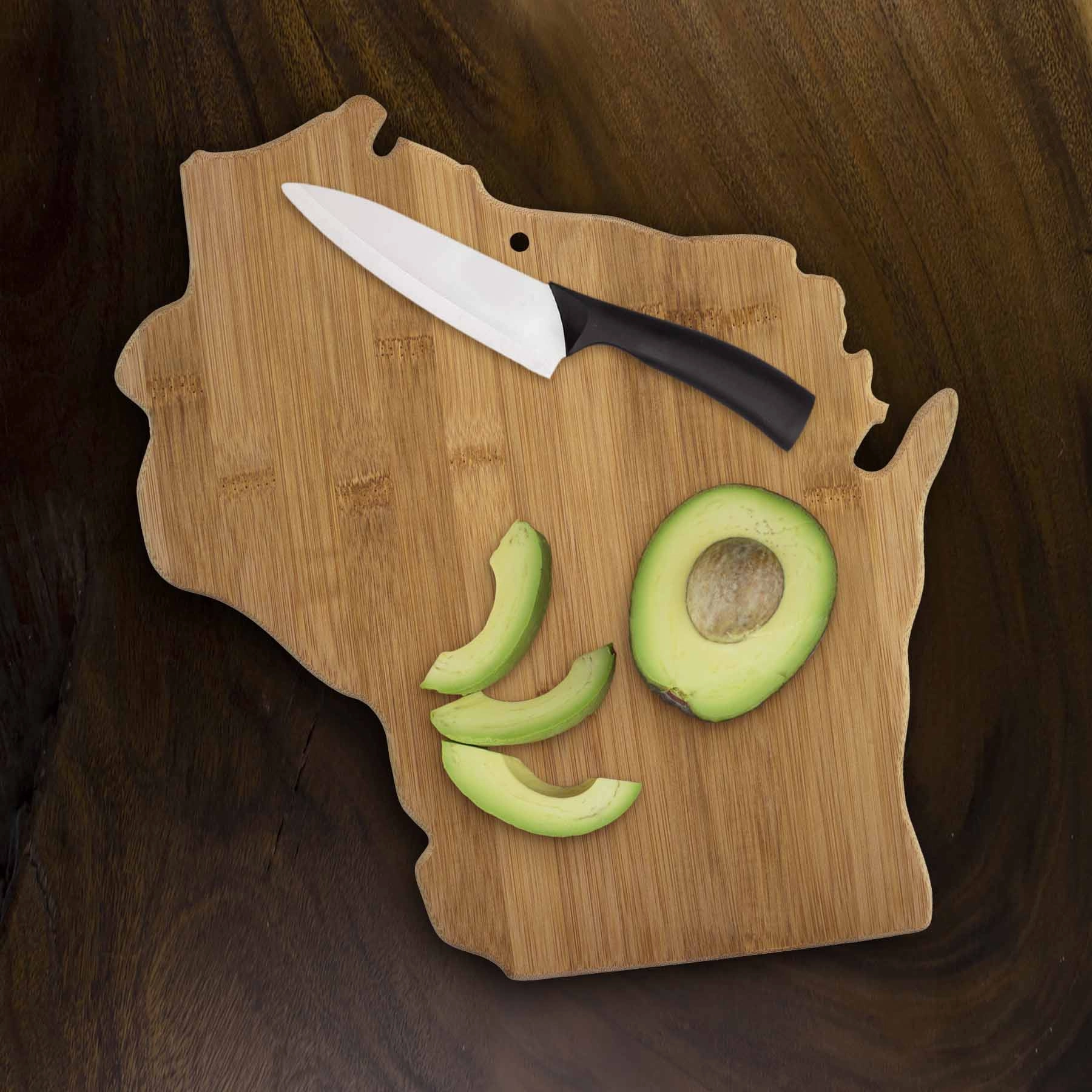 Wisconsin Cutting Board, 13" x 12"