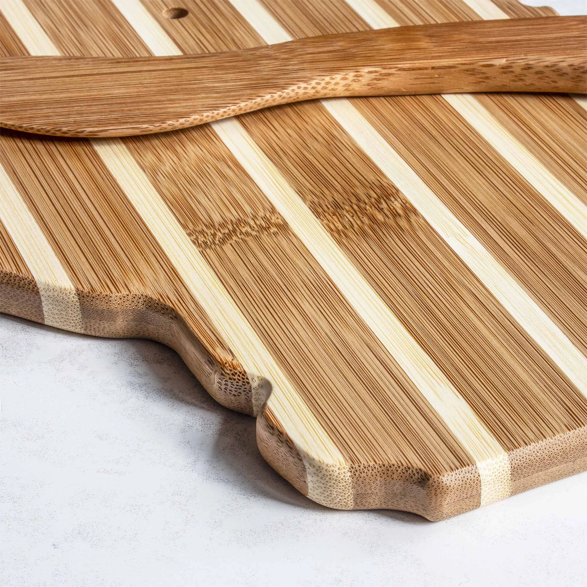 Wisconsin Serving Board with Spreader Knife Gift Set