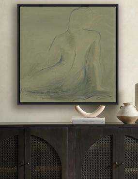 Woman At Rest II Wall Art by Melody McMunn wall art,canvas print,home wall decor