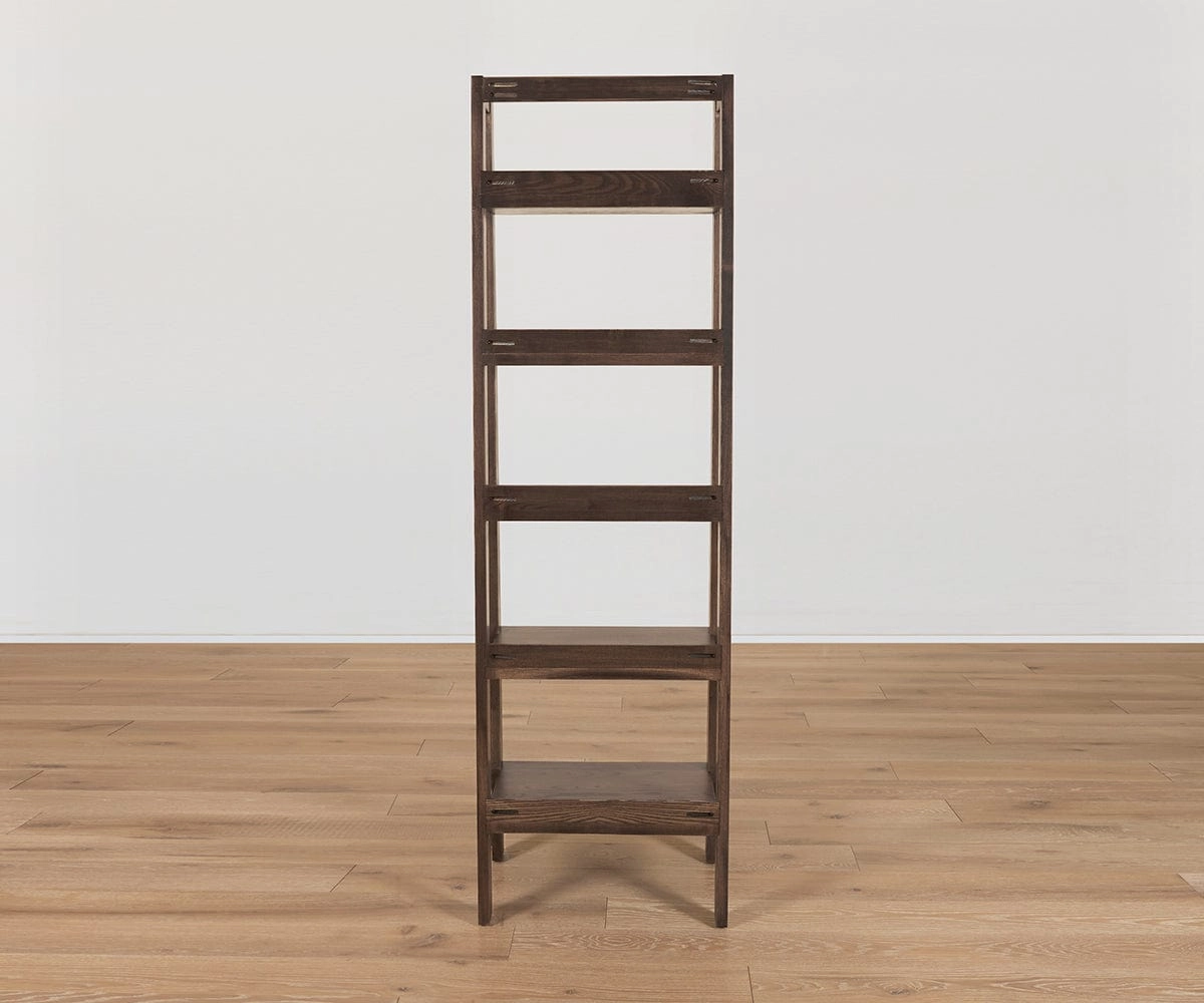 Wood Castle Myles Slim Bookcase