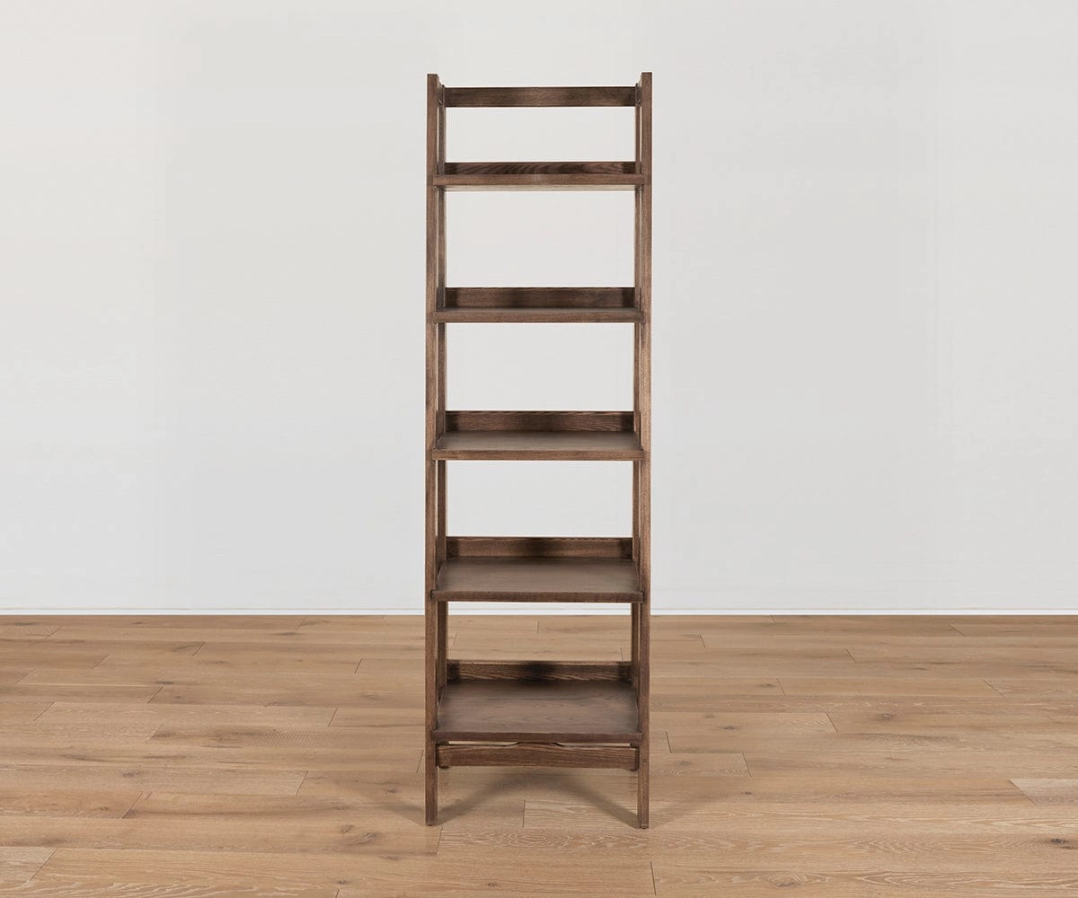 Wood Castle Myles Slim Bookcase