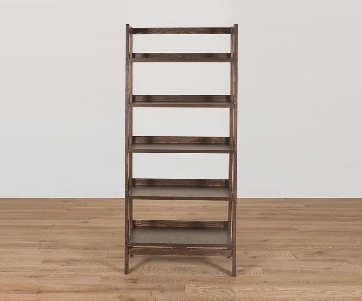 Wood Castle Myles Wide Bookcase