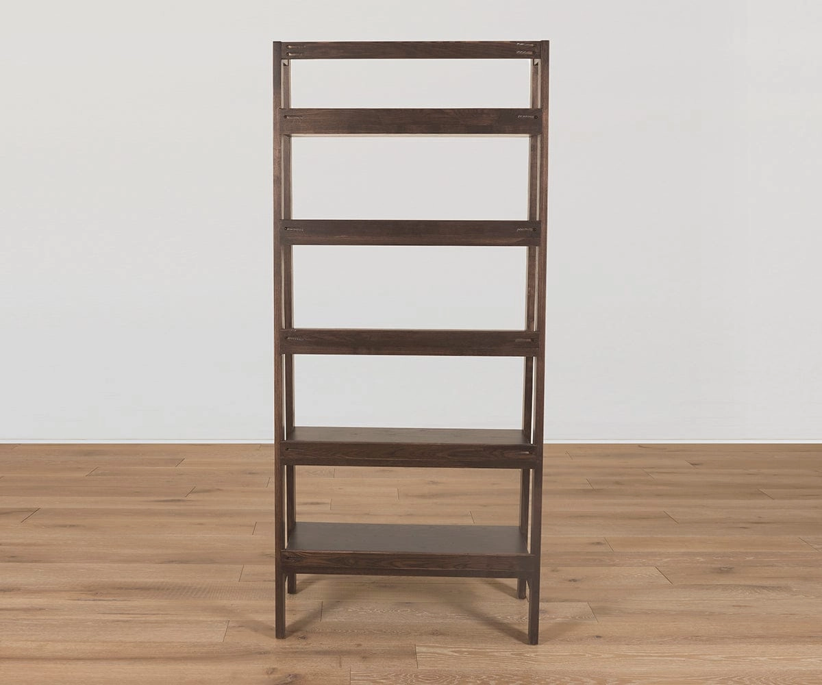 Wood Castle Myles Wide Bookcase