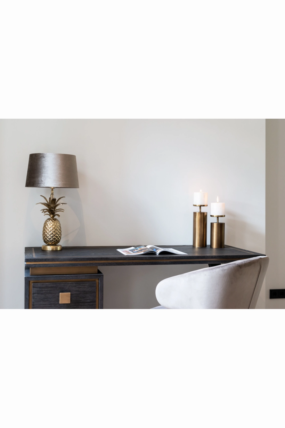 Wooden Desk With 3 Drawers | OROA Hunter