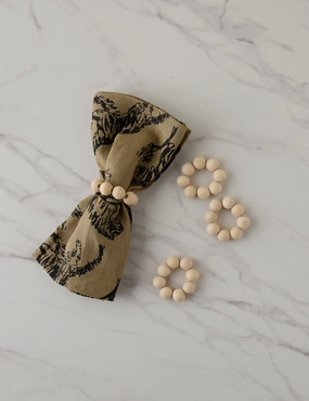 Wooden Napkin Rings (Set of 4) by Tallo de Olivo home decor,home accents,interior accessories