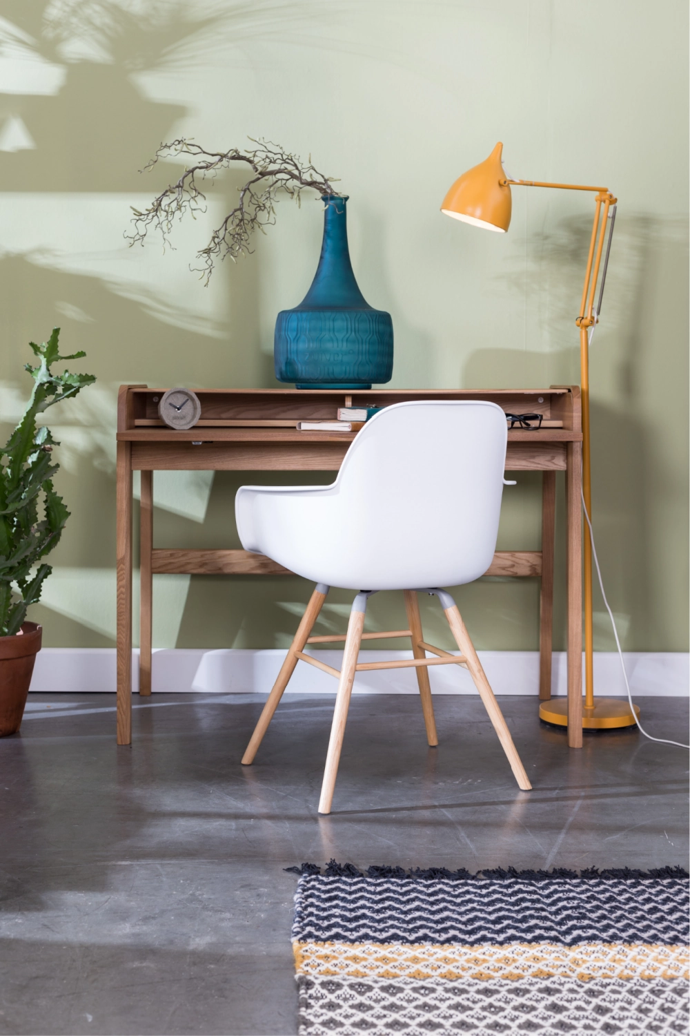 Wooden Secretary Desk Table | Zuiver Barbier