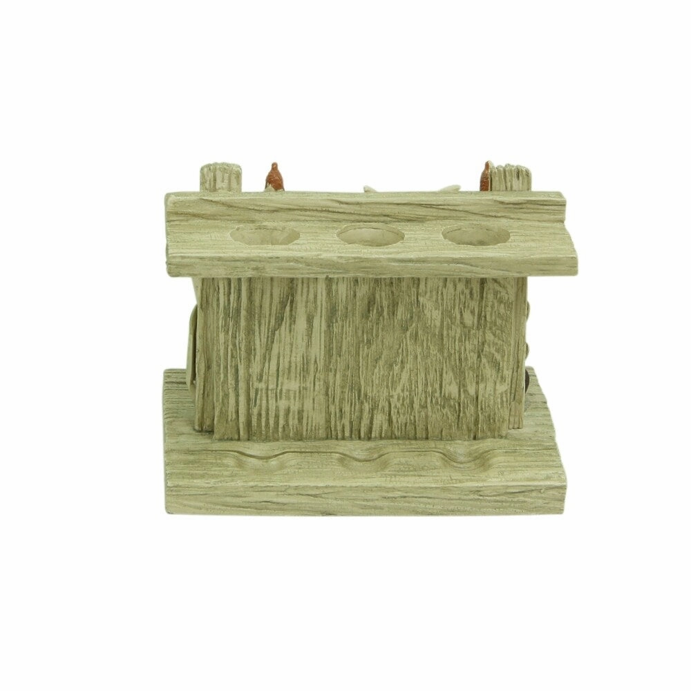 Woodland Dogs toothbrush holder by Bacova - Tan