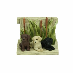 Woodland Dogs toothbrush holder by Bacova - Tan toothbrush holder,bathroom cup,bathroom organizer
