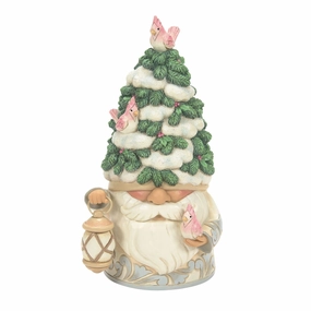 Woodland Gnome Evergreen Hat figurines,decorative figurines,home accents