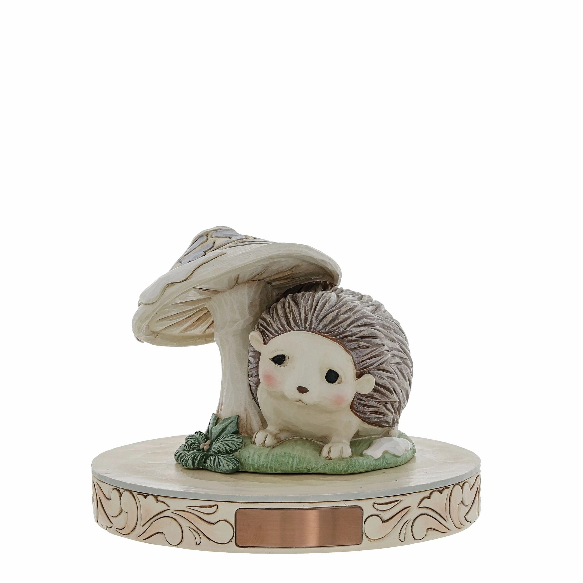 Woodland Hedgehog by Mushroom