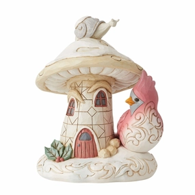 Woodland Mushroom House/Bird figurines,decorative figurines,home accents