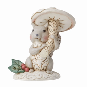 Woodlnd Squirrel with Mushroom figurines,decorative figurines,home accents