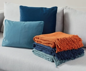 Woven Fringe Throw sofa,couch,living room furniture