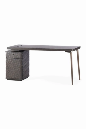 Woven Oak Desk | Eichholtz Fiji desk,home desk,workstation
