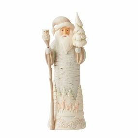 WWoodland Birch Bark Santa Fig figurines,decorative figurines,home accents