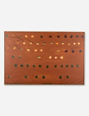 X Spot Rust Wall Art by Jamie Beckwith wall art,canvas print,home wall decor