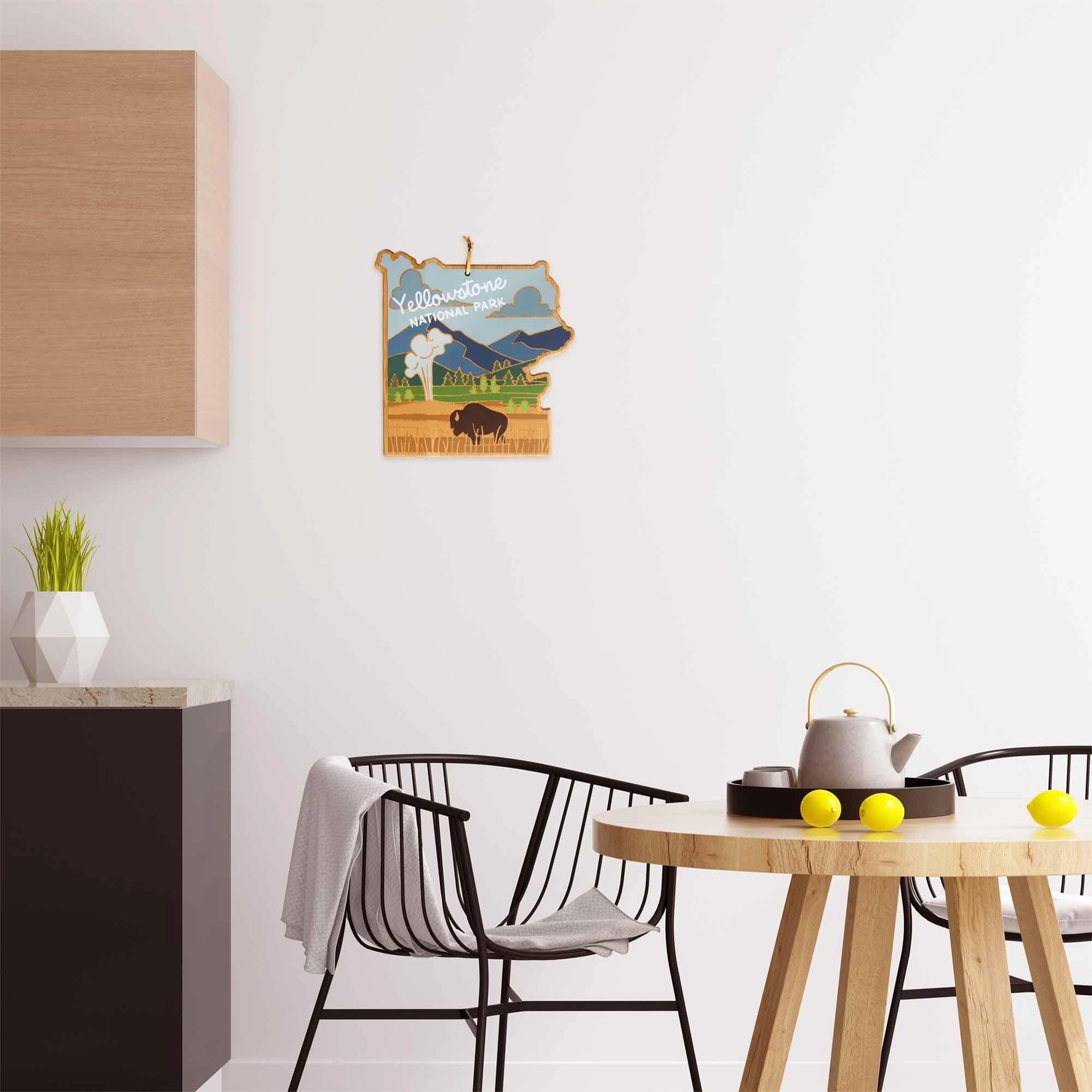 Yellowstone Cutting Board with Artwork by Summer Stokes