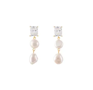 Zahar Sierra Earrings White Shoes_Bianc-Jewellery